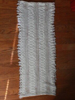 Unknown Brand Embroidered & Tassel Accent Infinity Scarf